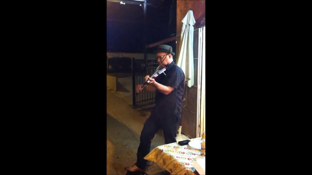 David Strother Playing Violin at Cuculapraline-Frenchic's  08/10/2013