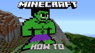 Minecraft: ~8 Bit~ HOW TO : The Incredible Hulk ( Tutorial ) /W Killerkev