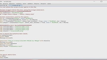 Renpy Tutorial #4 How to Add a Sprite, ADV Textboxes