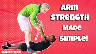Building Arm Strength For Kids Easy Broomstick Pull-Up Pediatric Physical Therapy