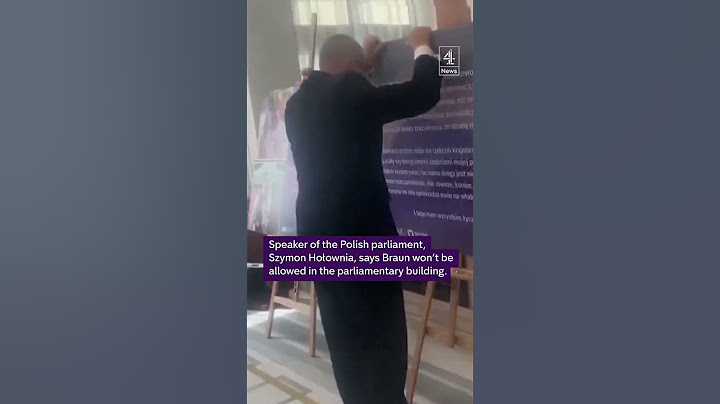Skrajnie prawicowy polski poseł wykluczony z parlamentu po zniszczeniu wystawy LGBT
