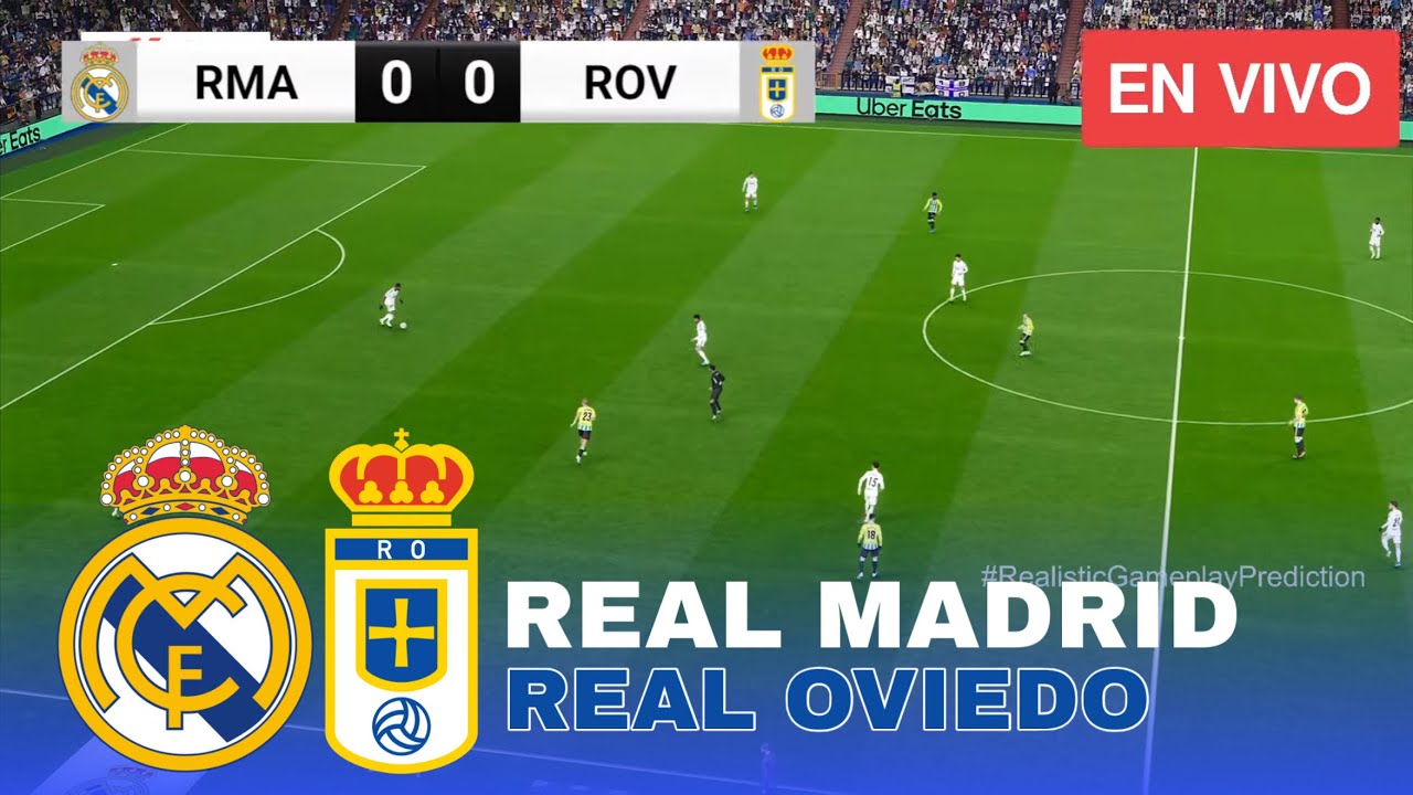 REAL MADRID vs REAL OVIEDO - La Liga | Match simulation eFootball pes 21