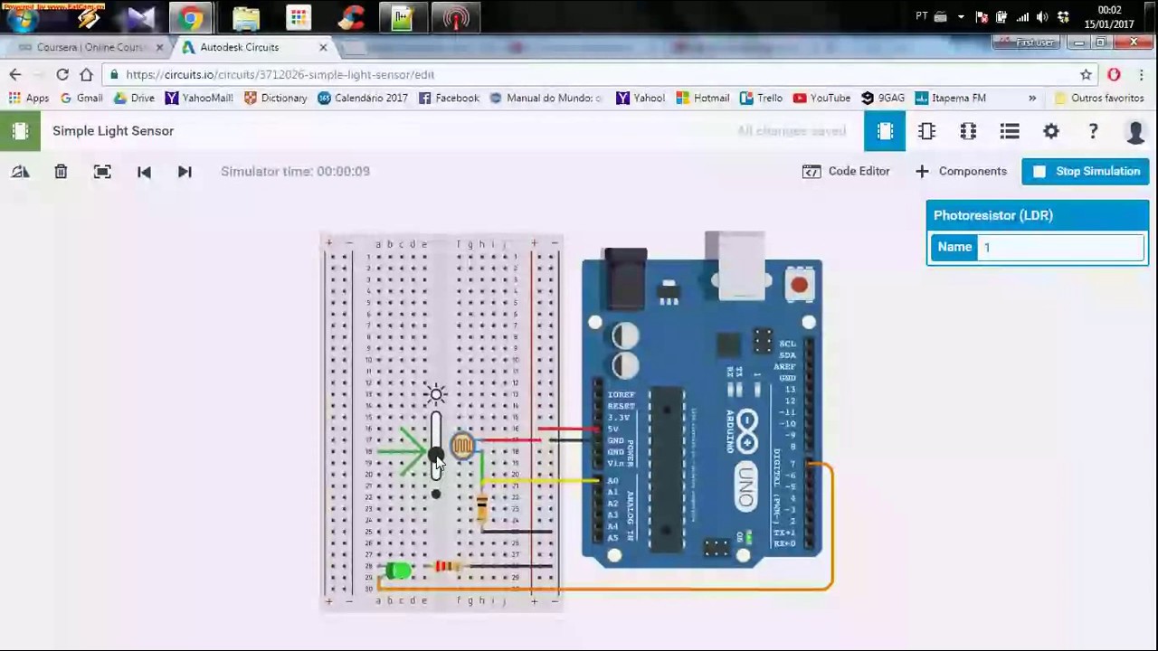 Arduino Simple Light Sensor