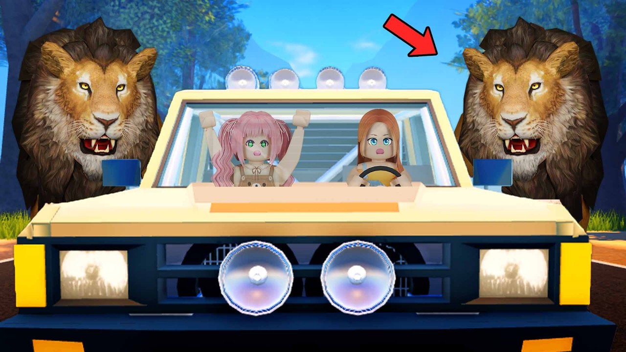 DALAWANG NOOB HINABOL NG MGA NAKAKATAKOT NA HAYOP | ROBLOX A Long Safari Trip