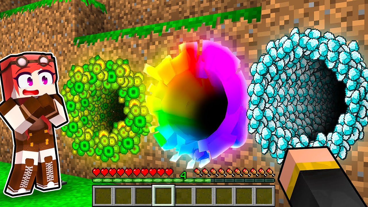 TUNNEL DIAMANTE VS TUNNEL ARCOBALENO! – MINECRAFT