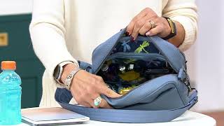 Lug Matte Luxe Crossbody with Charm Bar - Carousel XL on QVC