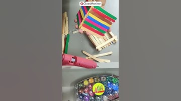 Bird House With Icecream Sticks #craft #diycrafts