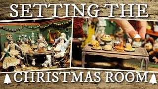 Setting The Minimas Christmas Miniature Mudlarking Box Room! Happy Xmas!
