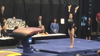 Madison Kocian (UCLA) Vault 2017 NCAA Super Six 9.8125