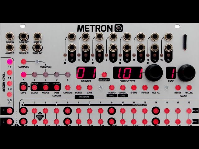 WMD Crucible Cymbal Synthesizer & Metron Gate Sequencer At