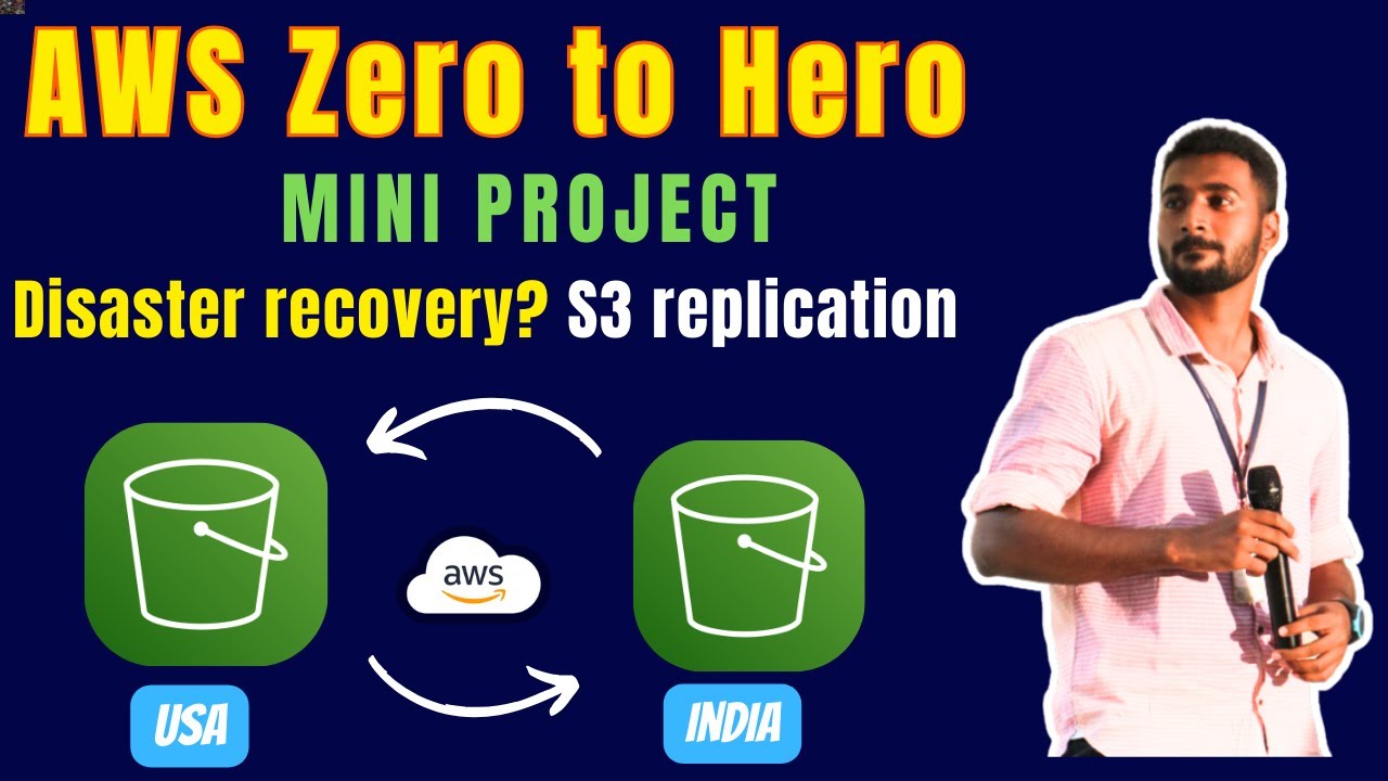 Disaster recovery plan ? S3 replication step-by step