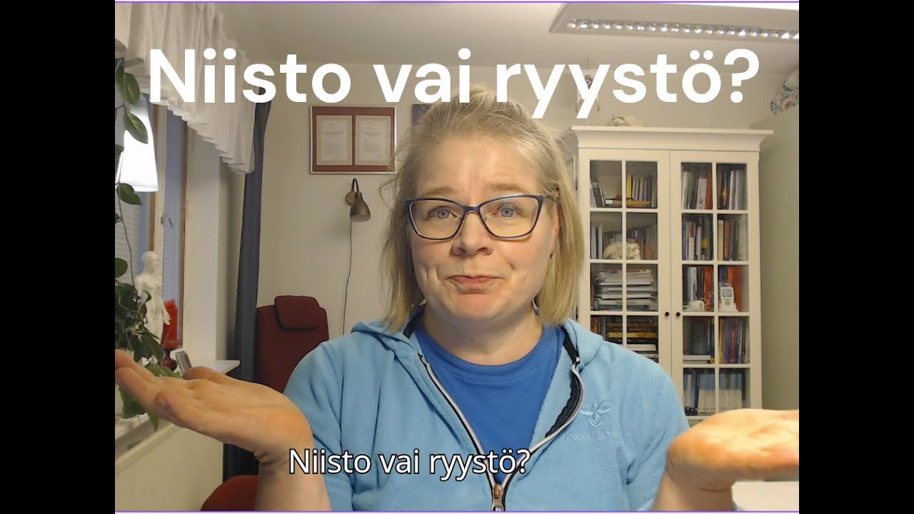 Niisto vai ryystö?