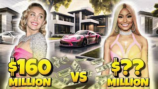 Miley Cyrus VS. Nicki Minaj  LIFESTYLE BATTLE