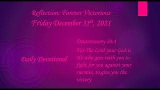 Reflection:  Forever Victorious