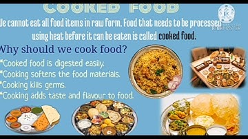 Class 4 science ln -1 Food Term-2