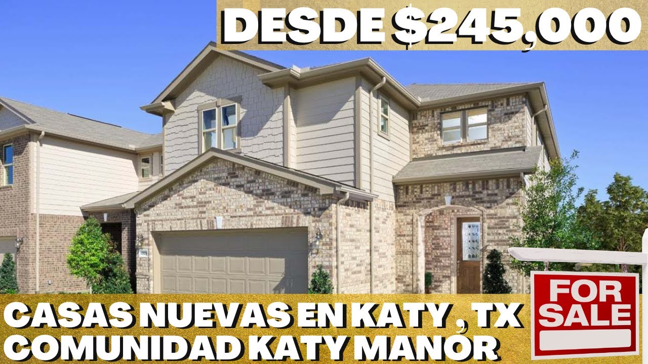 Hermosas Casas Nuevas I Katy Manor Trails I Katy Texas Compradores de