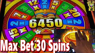 ★LET'S GET IT THEM !!★X-WHEEL TIKI Slot (Aruze) ☆MAX BET 30 SPINS☆MAX 30 #34 栗スロット, Yaamava'