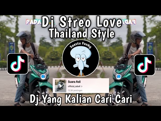 DJ STEREO LOVE THAILAND STYLE JEDAG JEDUG VIRAL TIKTOK TERBARU 2024 YANG KALIAN CARI CARI !! class=