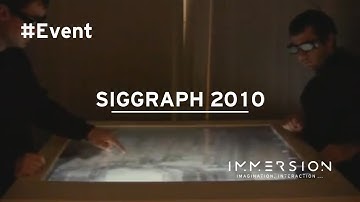 SIGGRAPH | 3D Tactile Table - Multiview mode | 2010