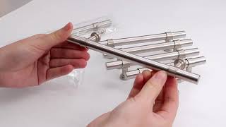 Celebrity Brushed Nickel Stainless Steel Cabinet Pulls Decorate Your Home Elegantly | Goldenwarm Profile