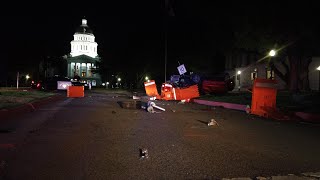 CHP Solano County Pursuit Ends in Capitol Crash