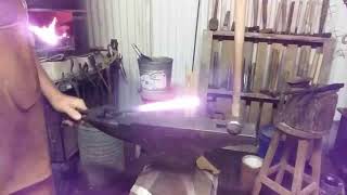 Forging a paddle bit