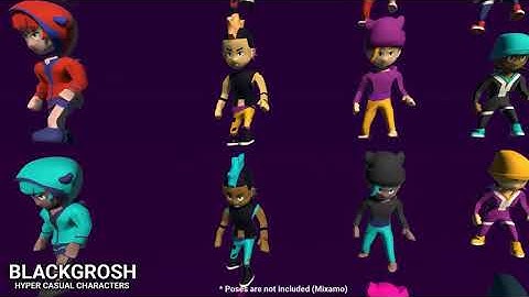 Hyper Casual Characters (Asset Store)