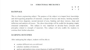 STRUCTURAL MECHANICS | SYLLABUS DISCUSSION | CIVIL ENGINEERING | Räm Tech Classes