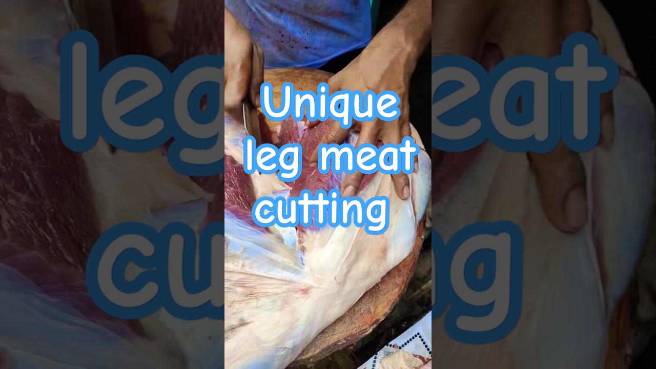 ox leg meat cutting 