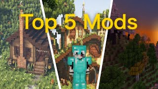 Top 5 mods to make Minecraft aesthetic|| MCPE vanilla mods || 1.20.50 render dragon