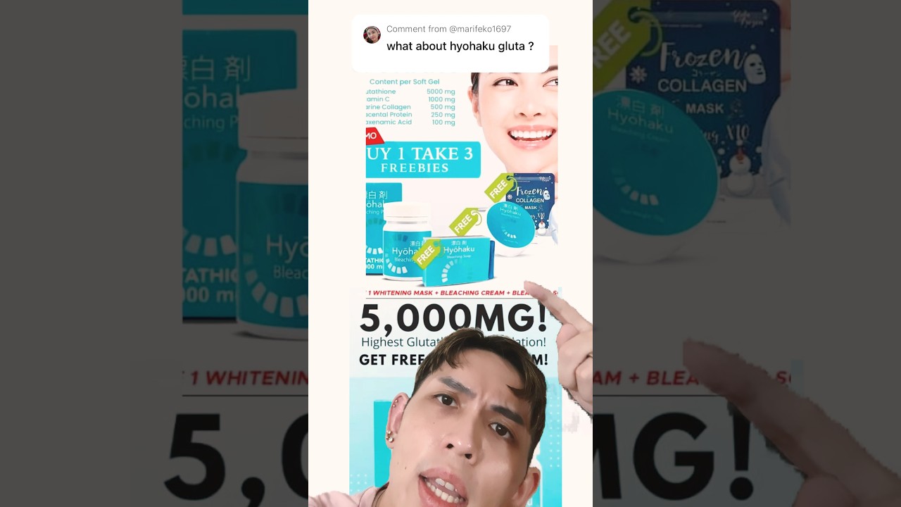 HYOHAKU GLUTA | 5,000 MG OF GLUTA? THOUGHTS FROM SIR LWRENCE - YouTube HYOHAKU GLUTA | 5,000 MG OF GLUTA? THOUGHTS FROM SIR LWRENCE - YouTube