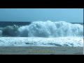 Waves Crashing on Beach