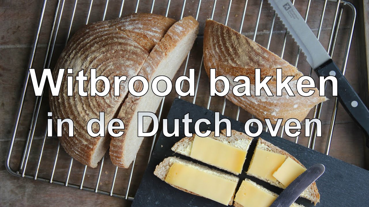 Witbrood bakken in de Dutch oven