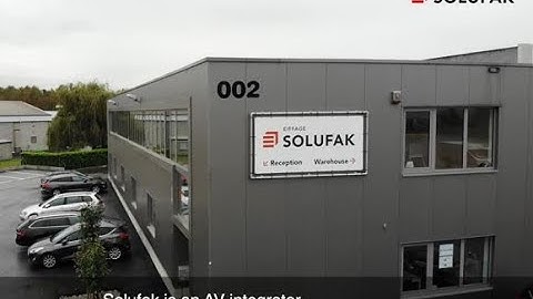 Solufak, uw partner in audiovisuele integratie