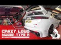 Loud Mugen Honda Civic Type R With Crazy 3inch Oval Performance Exhaust