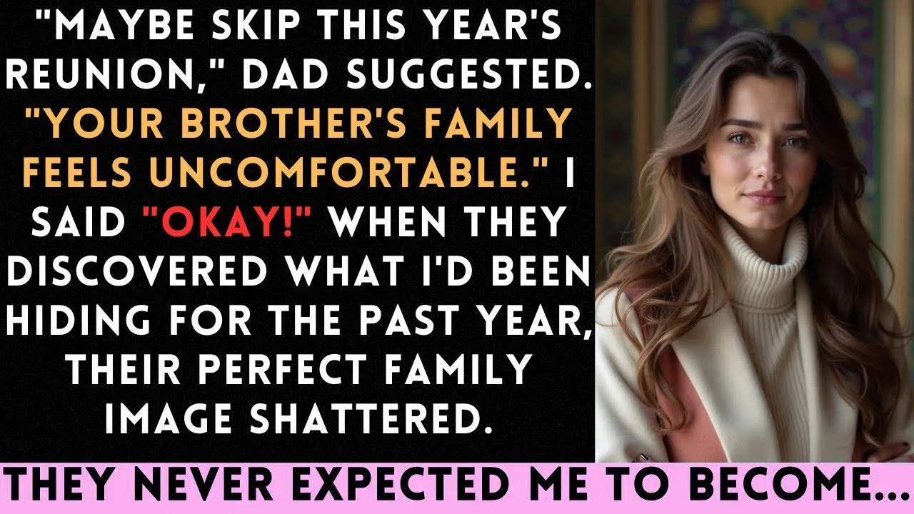 My Family Asked Me To Skip The Reunion, 'You Make Things Awkward.' My Next Move Shocked Them...