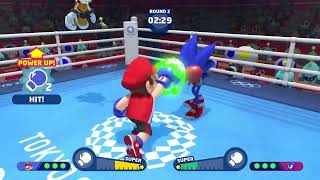 Mario & Sonic at the Olympic Games Tokyo 2020: Boxing 2 Player 60fps
