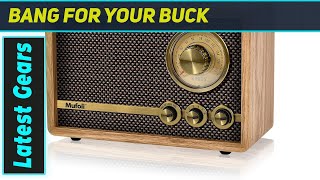 Best Vintage Bluetooth Speaker? Mufoli Retro Radio (RA60S-E)