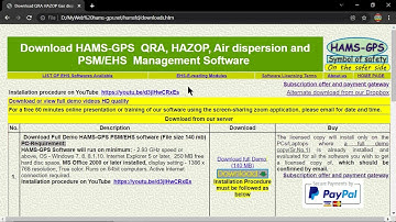 HAMS-GPS installation