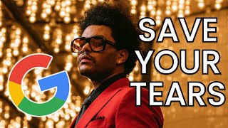 Save your tears but every word is a Google image