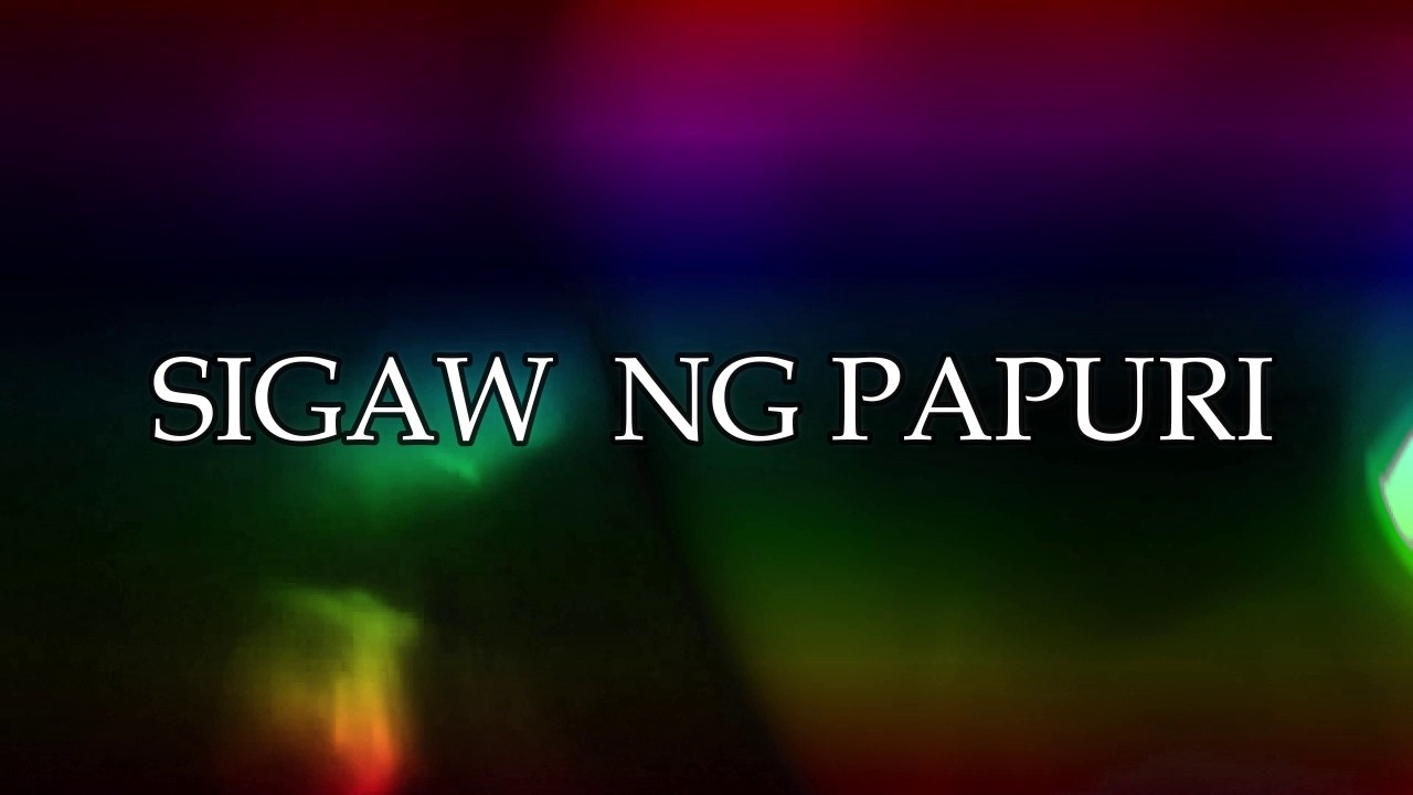 SIGAW NG PAPURI