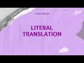 ترجمه تحت اللفظی 3