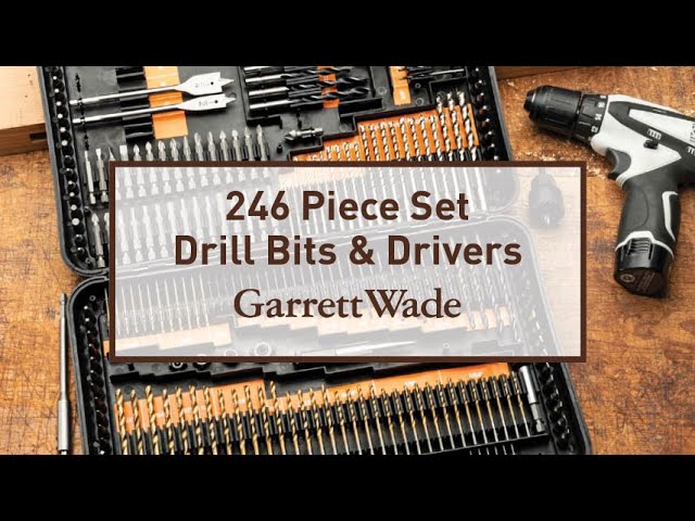 Drill Craft 246 Piece Drill and Drive Accessory Kit - Sherwood Auctions