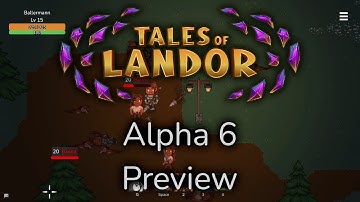 2D MMORPG - Tales of Landor - Alpha 6 Preview