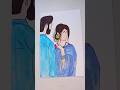 Couple Drawing Each Other's Art #art #drawing #painting #shorts