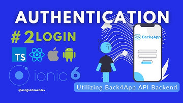 Ionic React 6 Type Script -  Login Page #2 With Parse Back4app & MongoDB