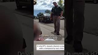Child asks deputy why he doesn’t have any donuts🤣🤣#Shorts #Donut #Cop #Child #LostChild ￼