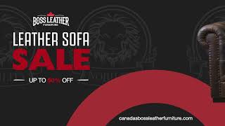 BossLeather LeatherSofa Sale