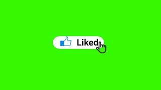 Like Button Animation Green Screen | Technical Splendid