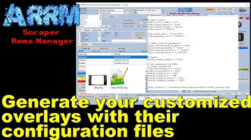 ARRM :  How to generate your custom overlays (for systems and games)